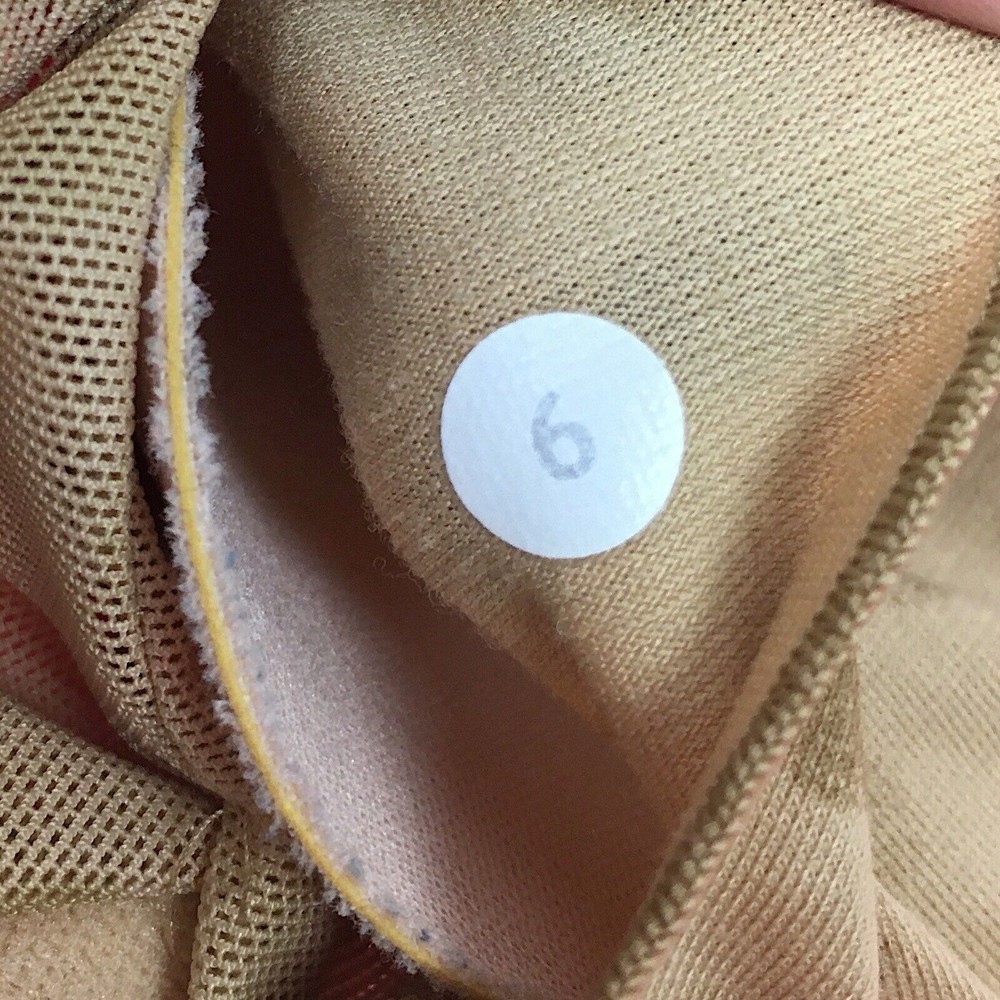 Lululemon Women Size 6 Athletic Top Padded‎ Shelf Bra Racerback Orange - Picture 7 of 7